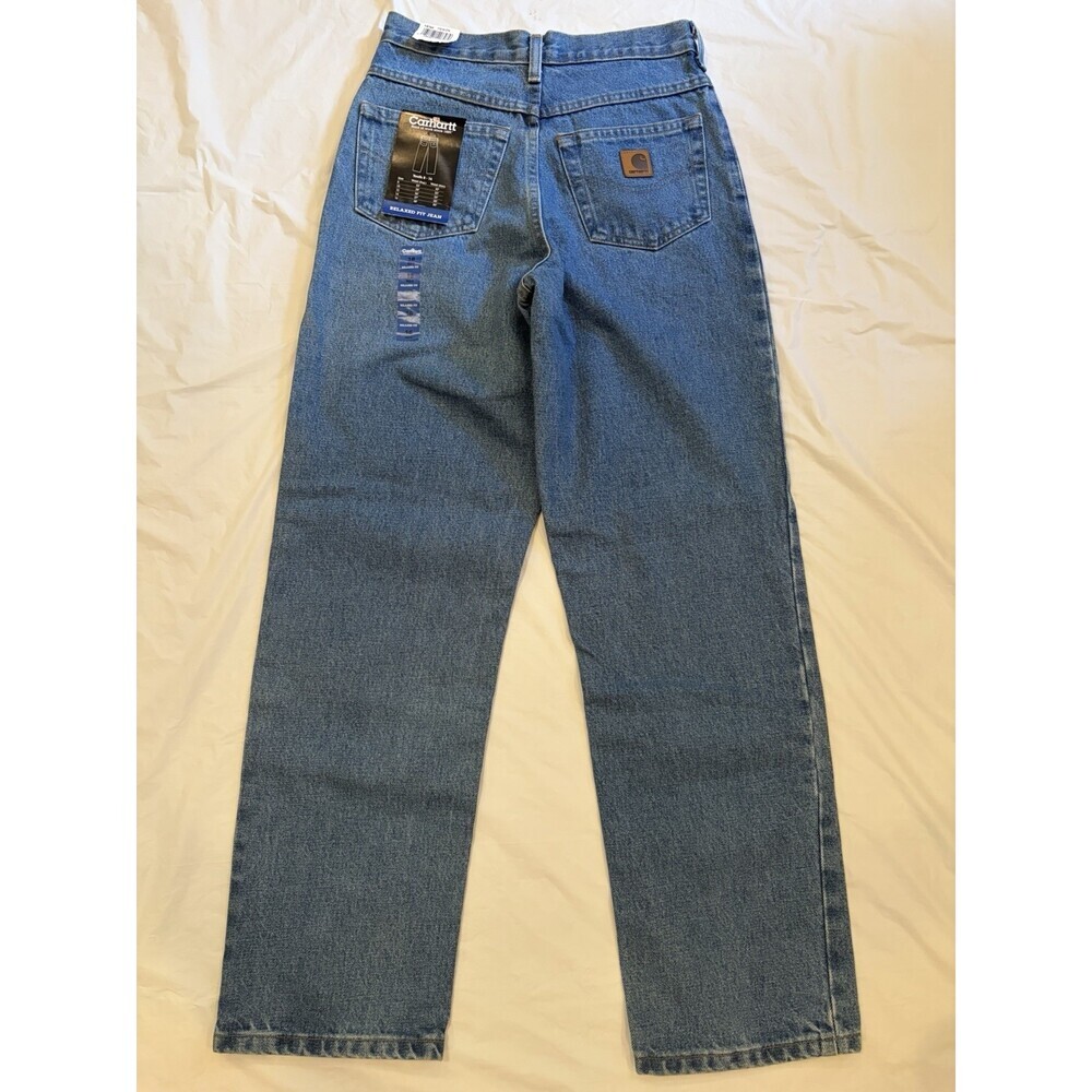 Carhartt Jeans Boy's 16Reg Blue Med Wash Relaxed Fit